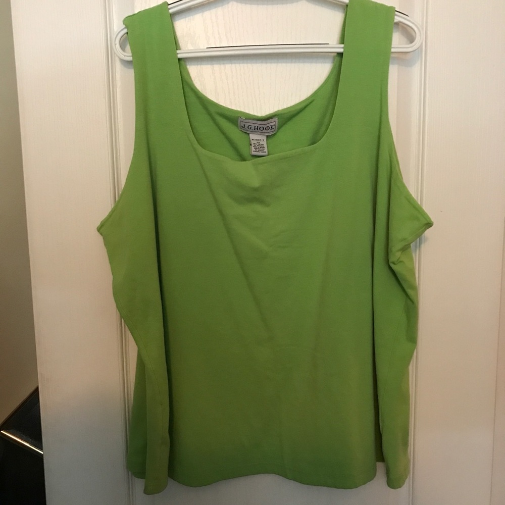 Women's J.G. Hook Green Tank Top - 3X